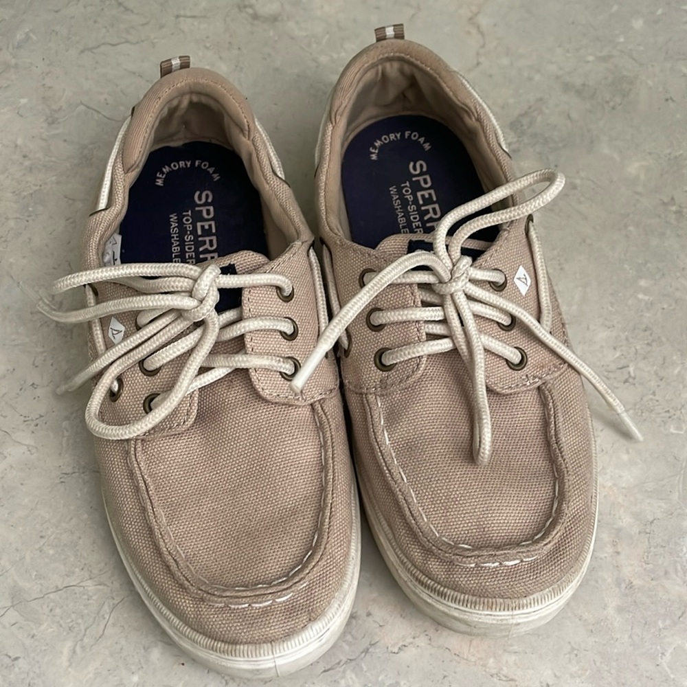 Sperry Kids Topsider Boat Shoes Size 1